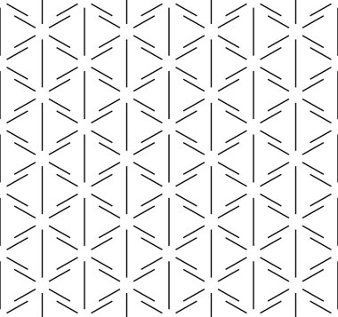 Siyah ve beyaz çizgili geometrik seamless modeli.