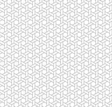Siyah ve beyaz geometrik seamless modeli ile örgü stili.