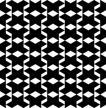 siyah ve beyaz geometrik seamless modeli, arka plan