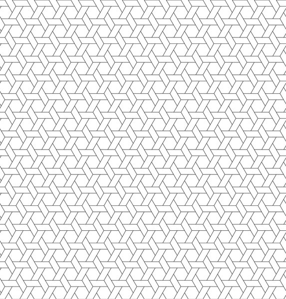 Black and white geometric seamless pattern with weave style.