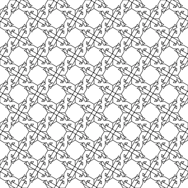 Black and white seamless pattern background. — Stock Vector