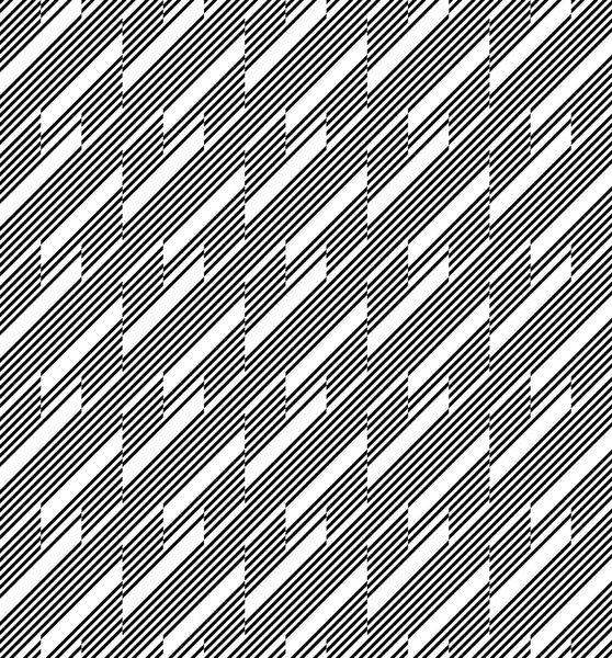 흑인과 백인 기하학적 스트라이프 패턴 완벽 한 추상 찾기 — 스톡 벡터