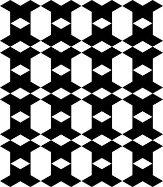 siyah ve beyaz geometrik seamless modeli, arka plan