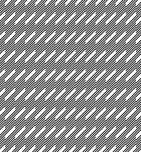 Černá a bílá geometrické stripe vzor bezešvé abstraktní pozadí — Stockový vektor