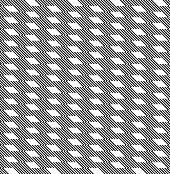 Bande géométrique noire et blanche motif sans couture abstrait backg — Image vectorielle