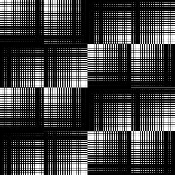 Černé a bílé geometrický vzor bezešvé, abstraktní pozadí — Stockový vektor