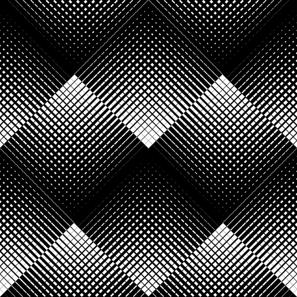 Zwart-wit geometrische naadloze patroon, abstracte achtergrond — Stockvector