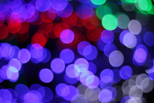 Färgglada defocused bokeh ljus bakgrund. — Stockfoto