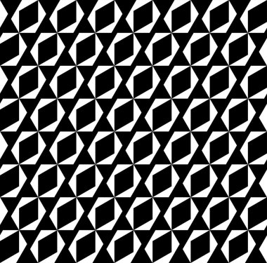 siyah ve beyaz geometrik seamless modeli, arka plan.