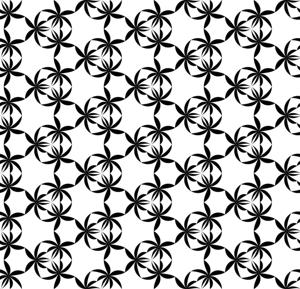 Modello geometrico senza cuciture in bianco e nero, sfondo astratto — Vettoriale Stock