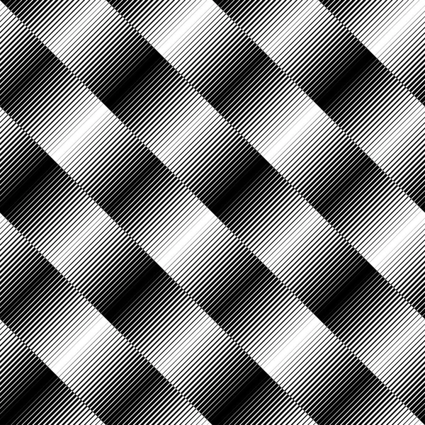 Patrón geométrico sin costura en blanco y negro con línea . — Vector de stock