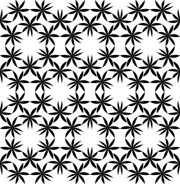 Чорно-білий безшовний візерунок, абстрактний фон . — стоковий вектор