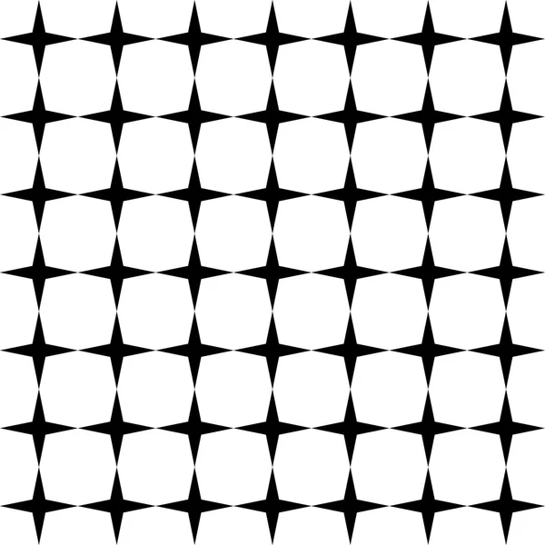 Siyah ve beyaz geometrik seamless modeli, modern şık. — Stok Vektör