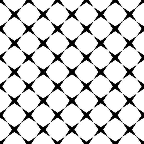 Svart och vitt geometriska seamless mönster, modern elegant. — Stock vektor