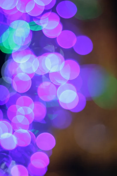Colorful defocused bokeh lights background. — Stock Photo, Image