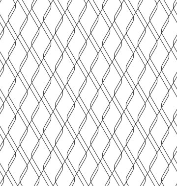 siyah ve beyaz geometrik seamless modeli soyut b hattı ile