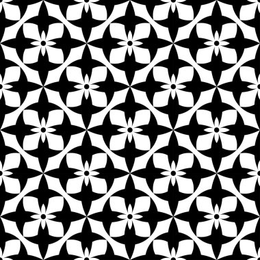 siyah ve beyaz geometrik seamless modeli, arka plan.