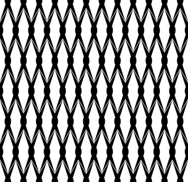 Siyah ve beyaz seamless modeli, arka plan.