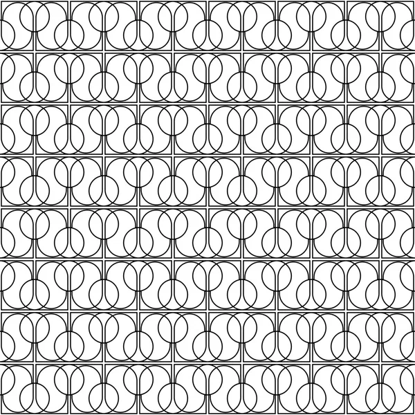 Чорно-білий геометричний безшовний візерунок, абстрактний фон . — стоковий вектор