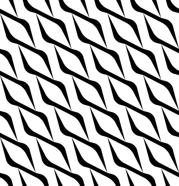 Svart och vitt seamless mönster modern elegant, abstrakt bakgrunds — Stock vektor