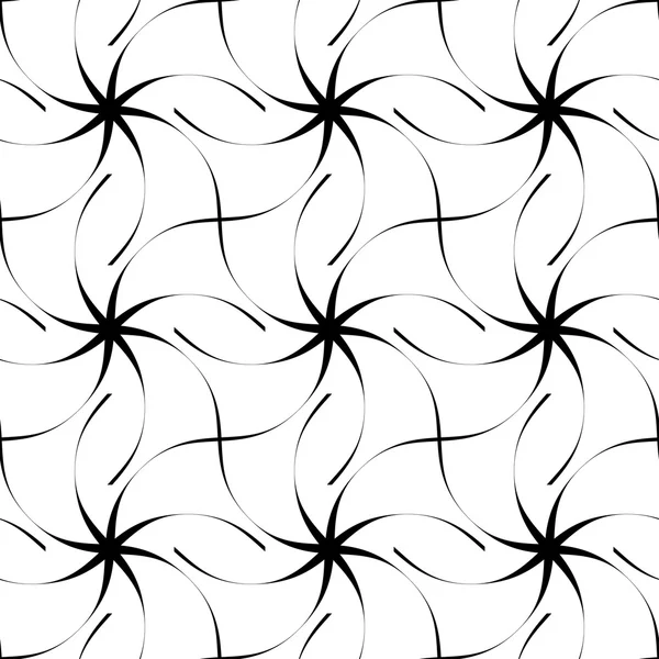 Чорно-білий безшовний візерунок, абстрактний фон . — стоковий вектор
