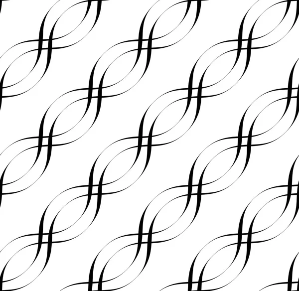 Siyah ve beyaz Dikişsiz desen çizgi stili, soyut geri çevir