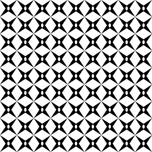 黒と白の幾何学的なシームレス パターン、モダン スタイリッシュです. — ストックベクタ