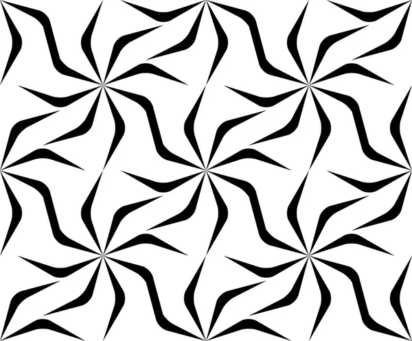 Black and white seamless pattern, abstract background. — Stock Vector