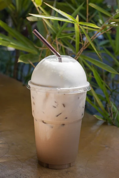 Ledové latte káva — Stock fotografie