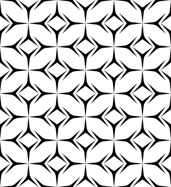 Black and white seamless pattern modern stylish, abstract backgr — Stock Vector