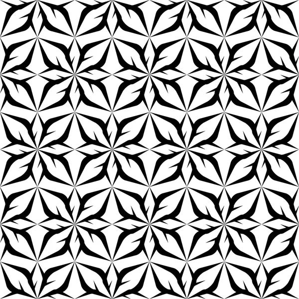 Blanco y negro sin costuras patrón moderno elegante, abstracto backgr — Vector de stock