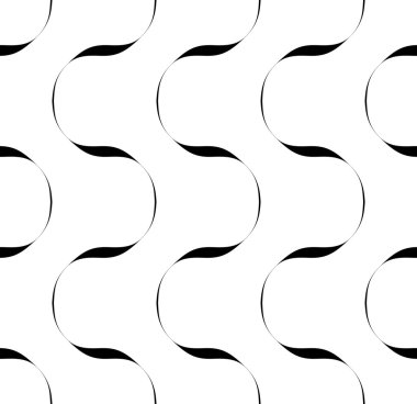 Siyah ve beyaz şerit çizgi, arka plan ile seamless modeli.