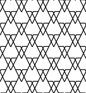 siyah ve beyaz geometrik seamless modeli, arka plan.
