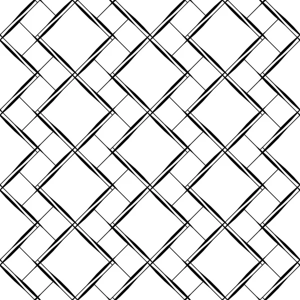 Preto e branco padrão sem costura geométrica moderno elegante, fundo abstrato . — Vetor de Stock