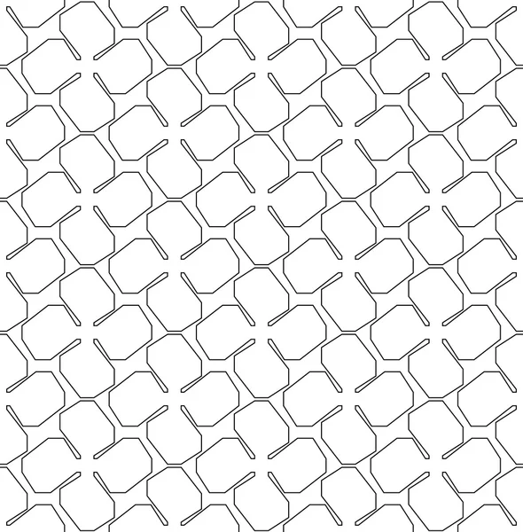 Black and white seamless pattern modern stylish with line, abstract background. — Stock Vector