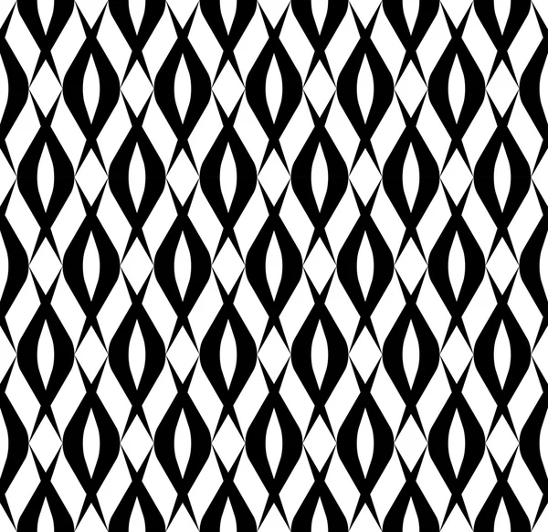 Preto e branco sem costura padrão moderno elegante, fundo abstrato . — Vetor de Stock