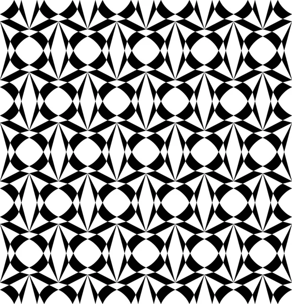 Fekete-fehér varrat nélküli mintát modern stílusos, absztrakt a háttérben — Stock Vector
