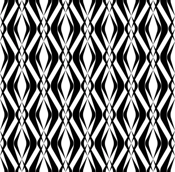 黑色和白色无缝模式现代时尚、 抽象高建群 — 图库矢量图片