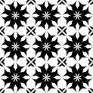 siyah ve beyaz geometrik seamless modeli, arka plan.