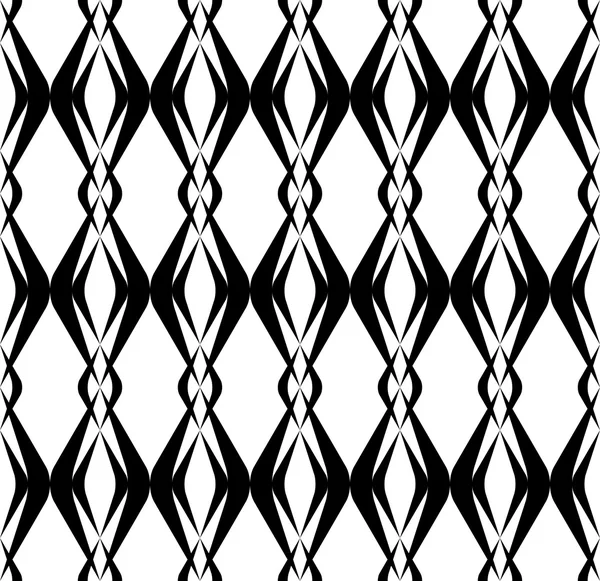 Blanco y negro sin costuras patrón moderno elegante, abstracto backgr — Archivo Imágenes Vectoriales