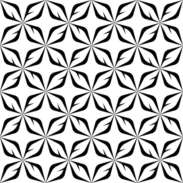 Blanco y negro sin costuras patrón moderno elegante, abstracto backgr — Vector de stock