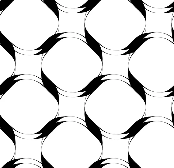 Patrón sin costura en blanco y negro con línea de rayas, espalda abstracta — Vector de stock