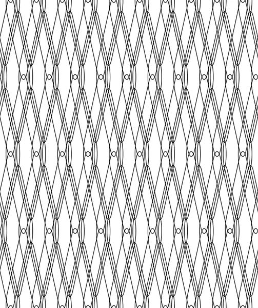 Black and white geometric seamless pattern modern stylish, abstr — Stock Vector