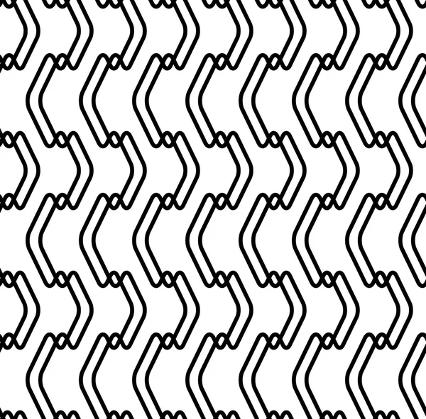 Zwart-wit naadloze patroon moderne stijlvolle, abstracte backgr — Stockvector