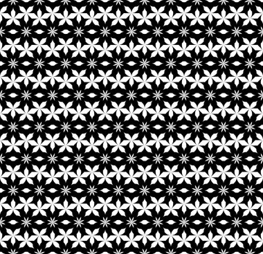 Siyah ve beyaz seamless modeli, arka plan.