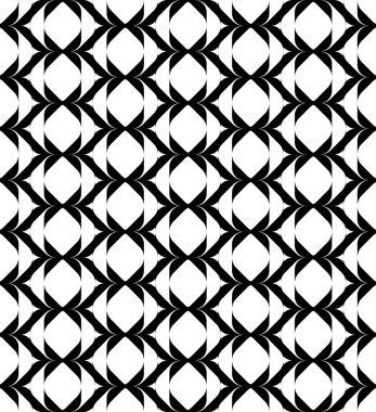 Siyah ve beyaz geometrik seamless modeli modern şık, abstr