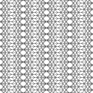Siyah ve beyaz geometrik seamless modeli modern l ile şık