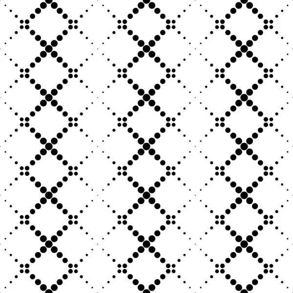 흑인과 백인 원, 추상과 기하학적 원활한 패턴 — 스톡 벡터
