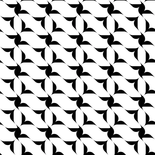 Fekete-fehér geometriai varrat nélküli mintát modern stílusos, abstr — Stock Vector