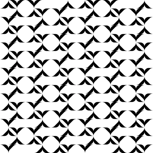 Black and white seamless pattern, abstract background. — Stock Vector